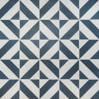  绿色现代简约花砖贴图 