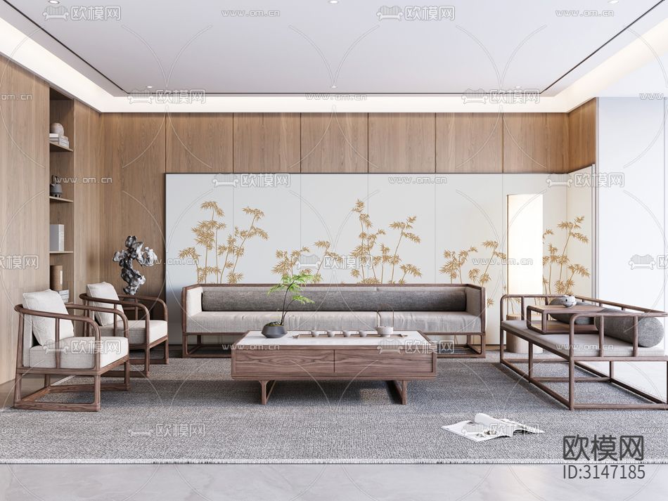 ZX24005竹子 竹叶壁纸