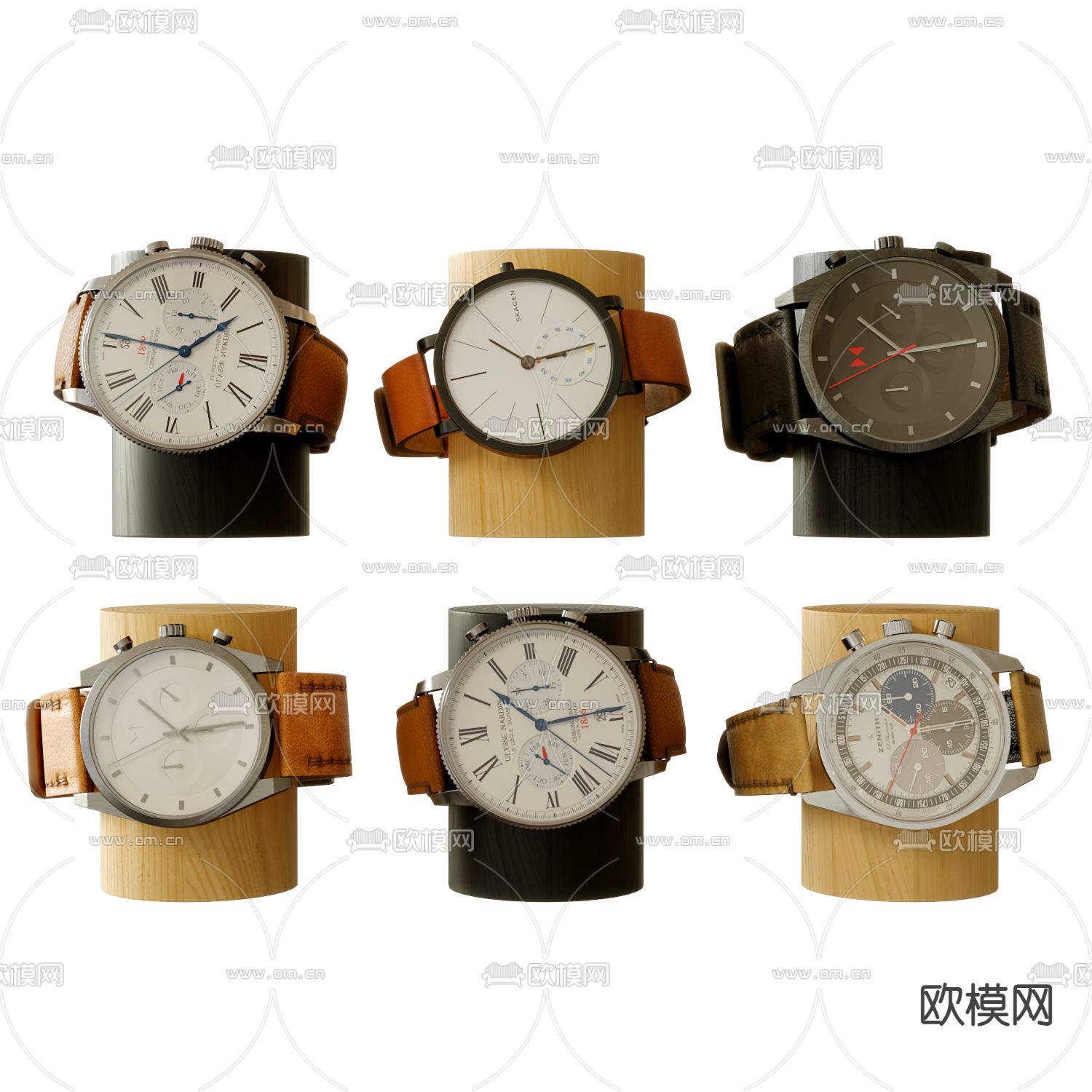 钟表 手表 机械表 腕表su模型下载（渲染图2）