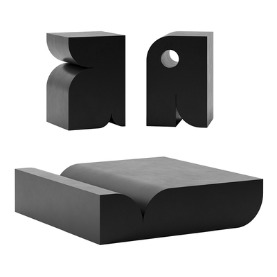  Minotti 边几 角几su模型 