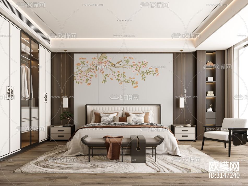 ZX24009花鸟 海棠壁纸