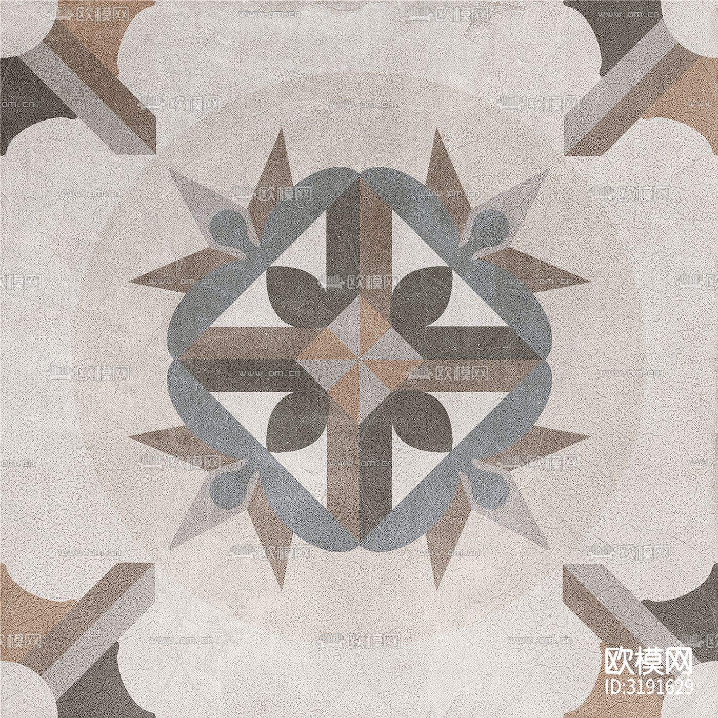 灰色欧式花砖贴图下载