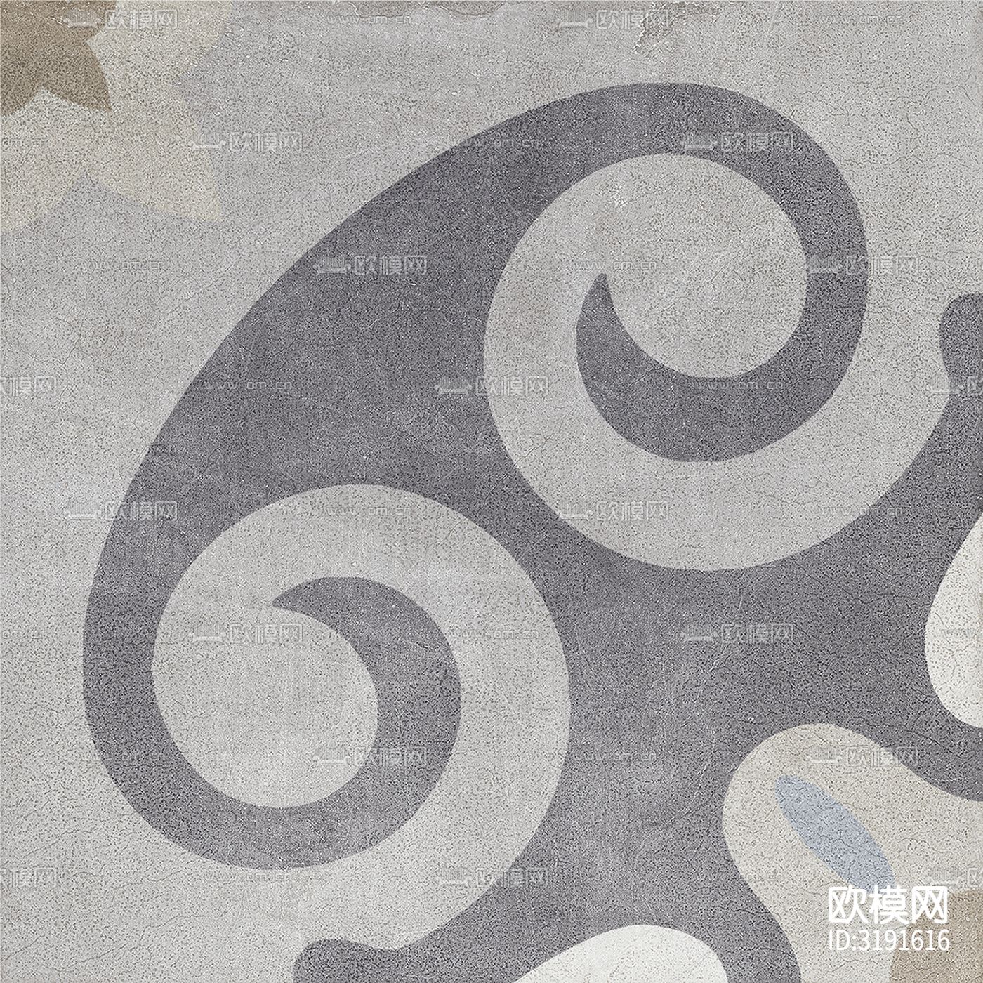 灰色欧式花砖贴图下载