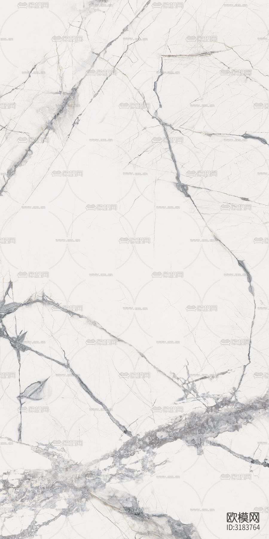 寒江雪大理石石材贴图下载（渲染图2）