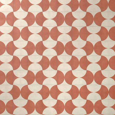  红色花砖瓷砖贴图 