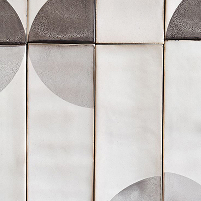  灰色现代简约花砖瓷砖贴图 