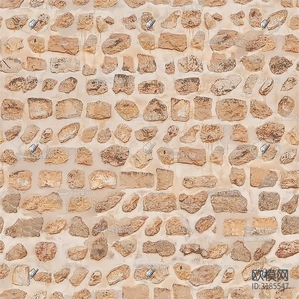 外墙 石墙 瓷砖 水泥墙贴图下载（渲染图2）