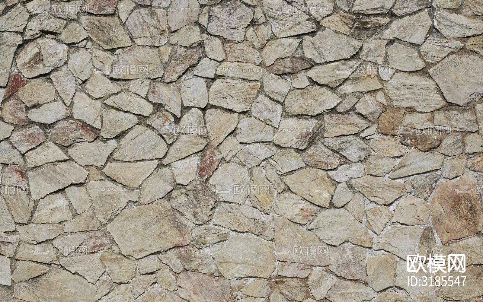 外墙 石墙 瓷砖 水泥墙贴图下载（渲染图1）