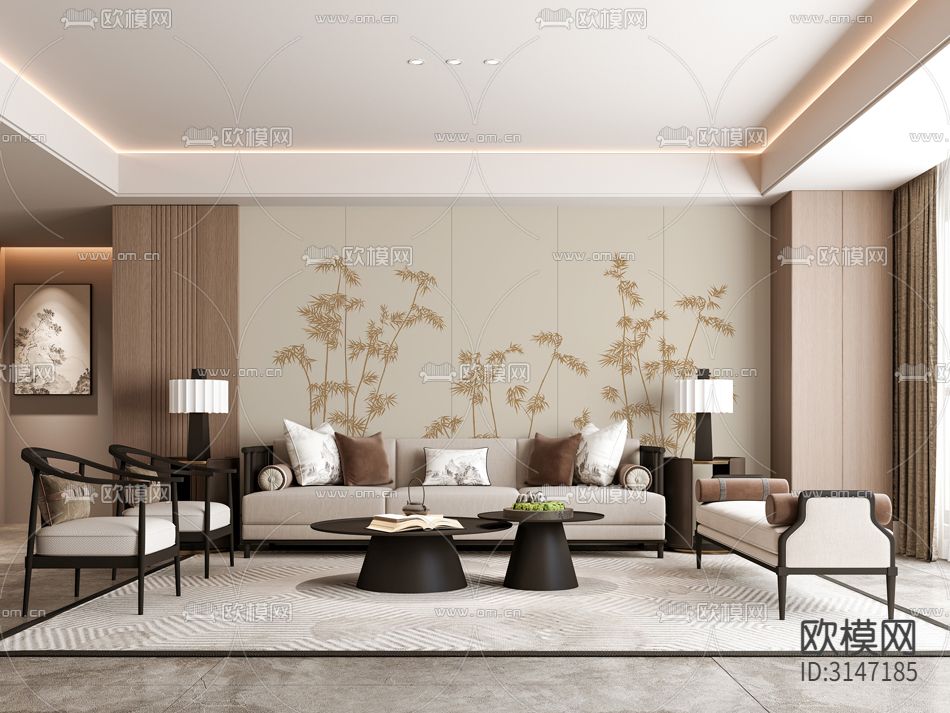 ZX24005竹子 竹叶壁纸