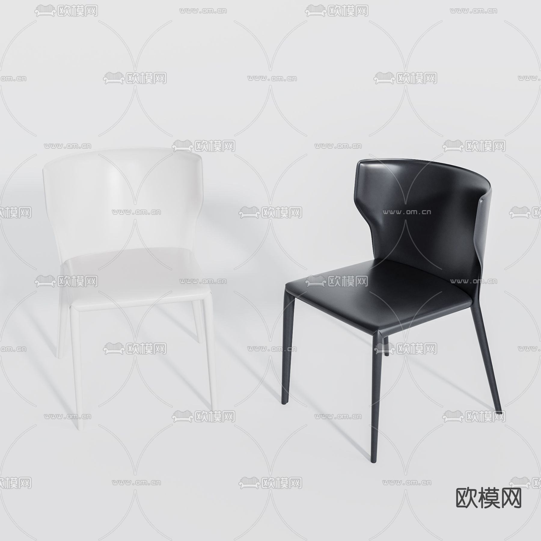 椅子 餐椅3d模型下载