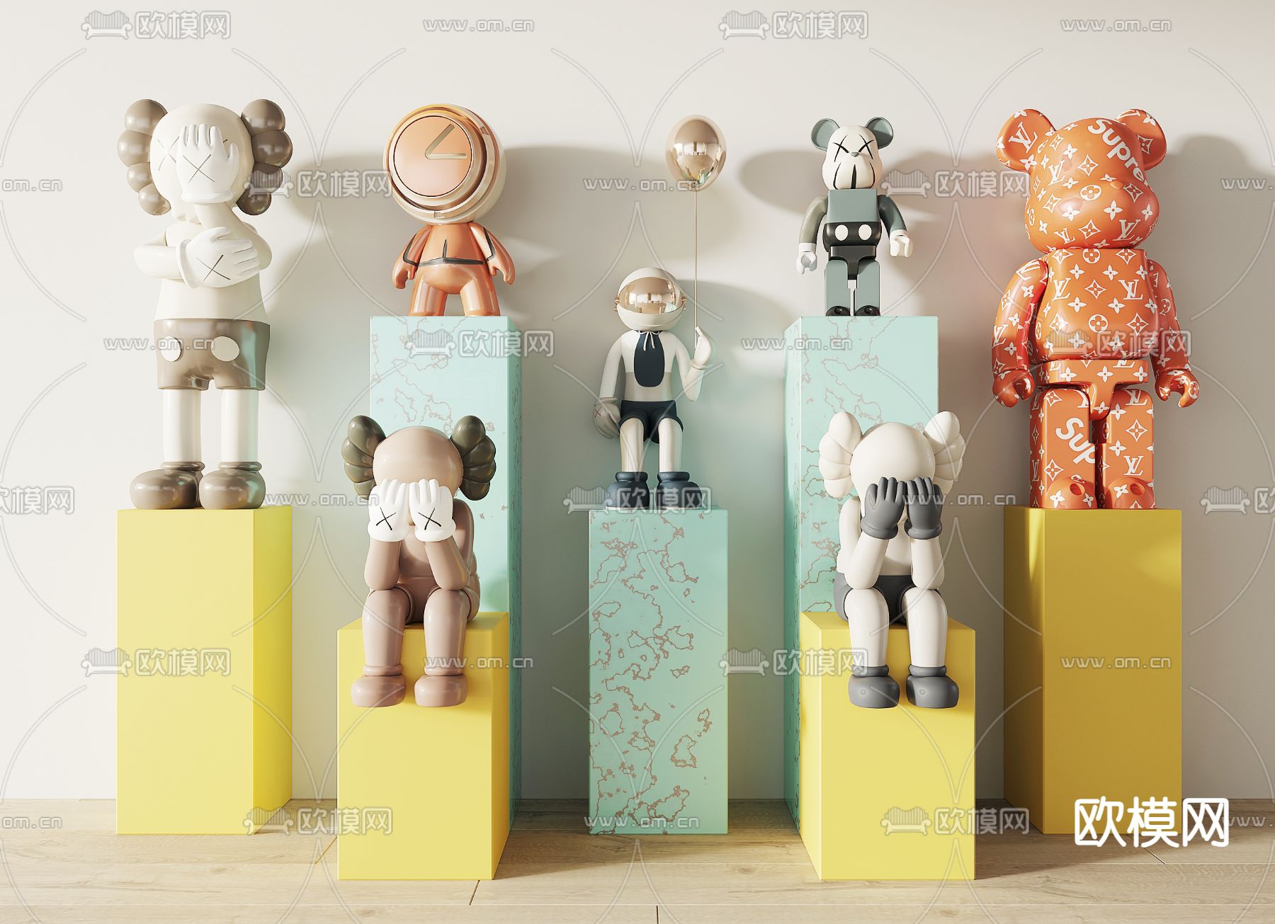 公仔 潮玩 KWASsu模型下载（渲染图2）