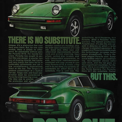  美式跑车海报装饰画贴图 