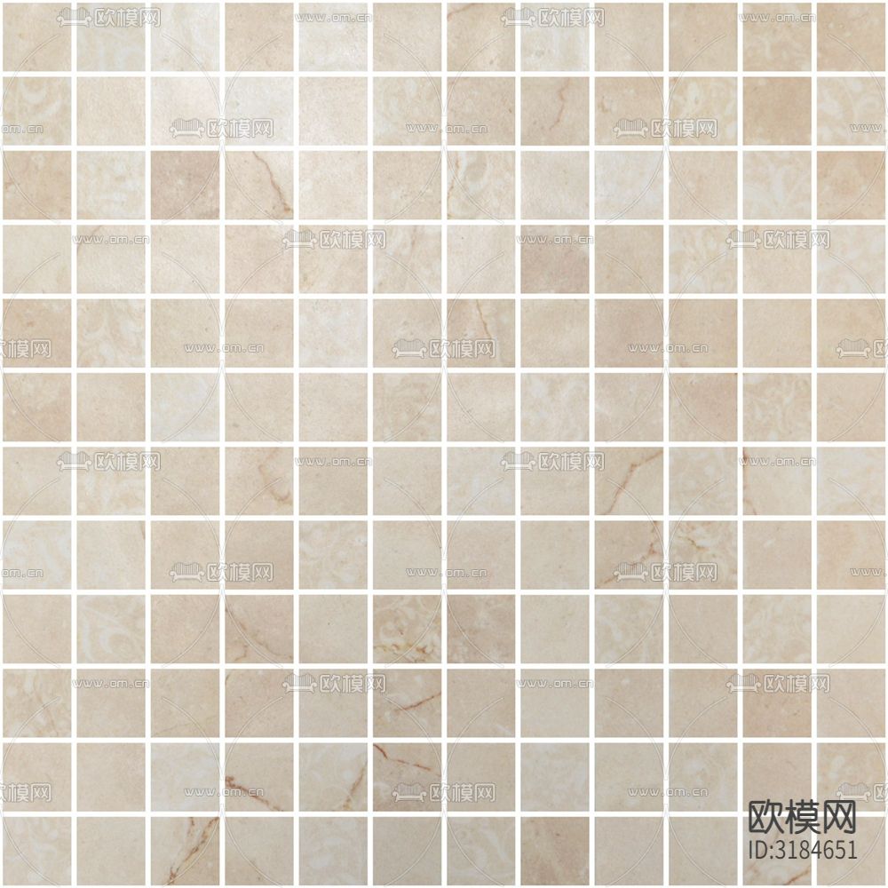 马赛克瓷砖 墙面拼贴 梦幻彩墙砖贴图下载（渲染图4）