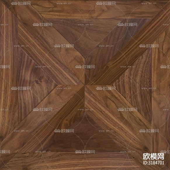 现代美式拼花木地板贴图下载(渲染图1)