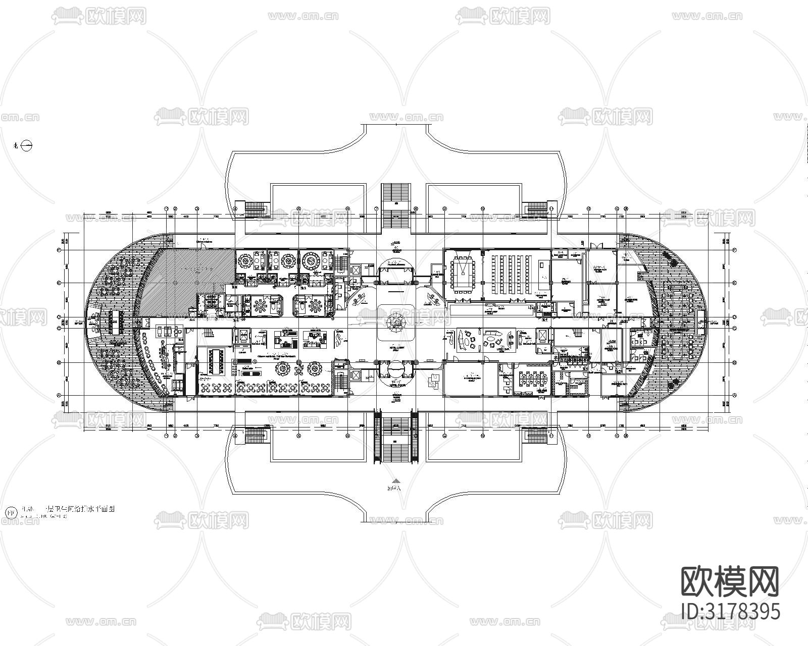 某酒店电气图 给排水图下载（渲染图5）