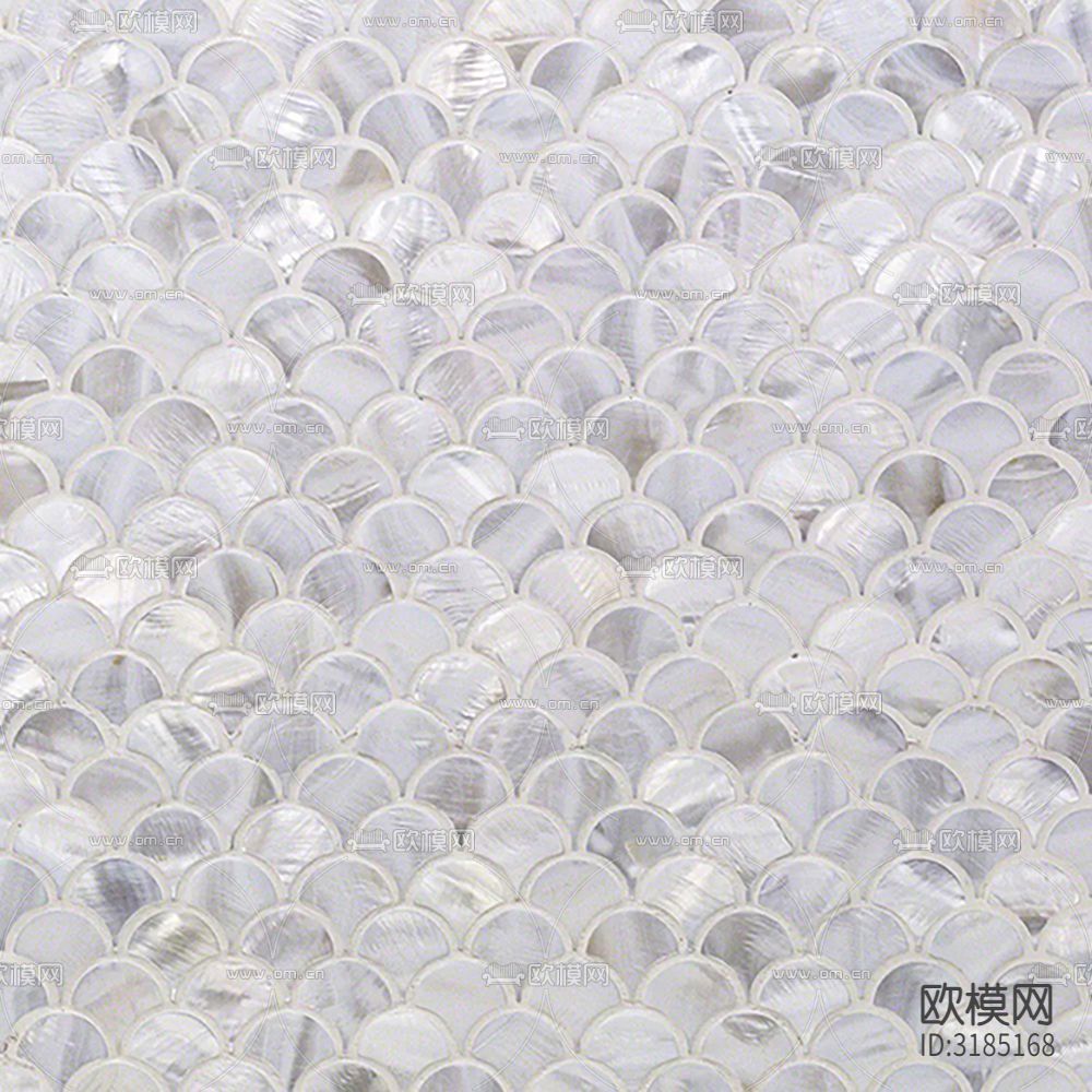 白色贝壳马赛克下载