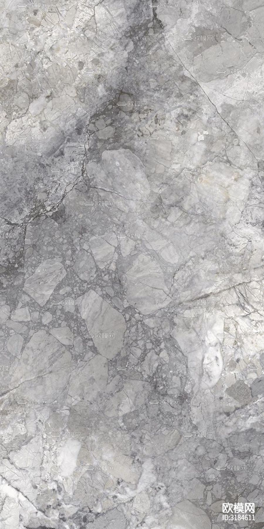 灰色奢石大理石 岩板贴图下载（渲染图2）