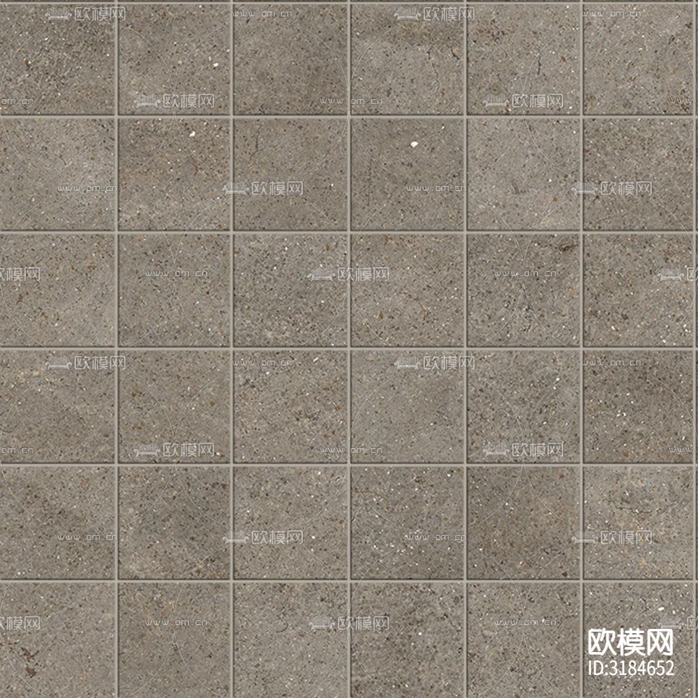 灰色马赛克瓷砖 墙面拼贴下载（渲染图6）