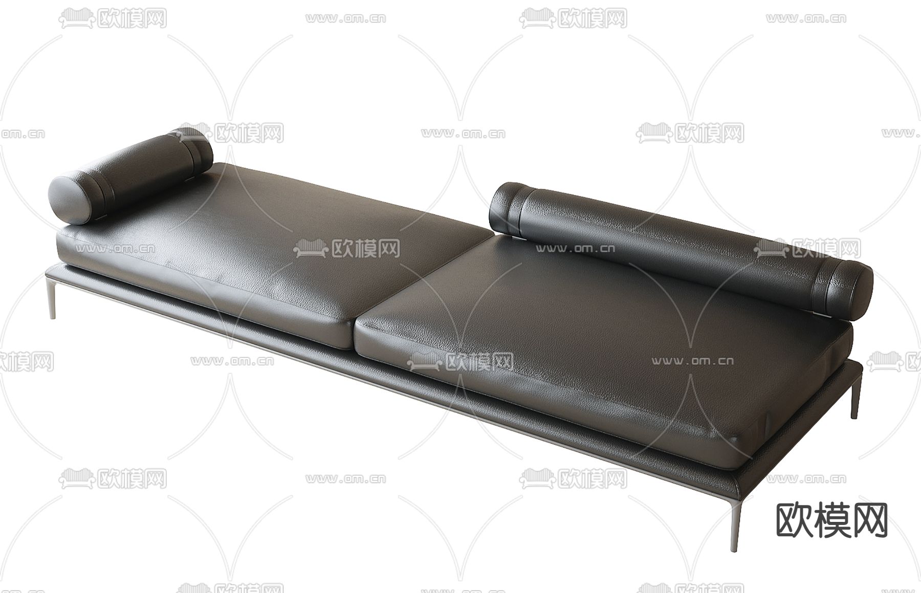 现代沙发凳 贵妃椅su模型下载（渲染图2）