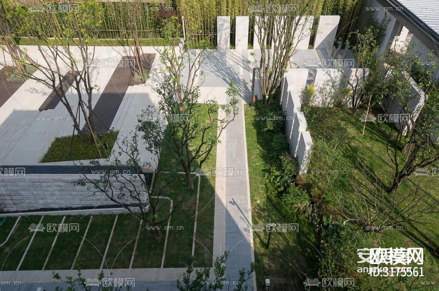 凤鸣山金色小品装置公园下载（渲染图10）