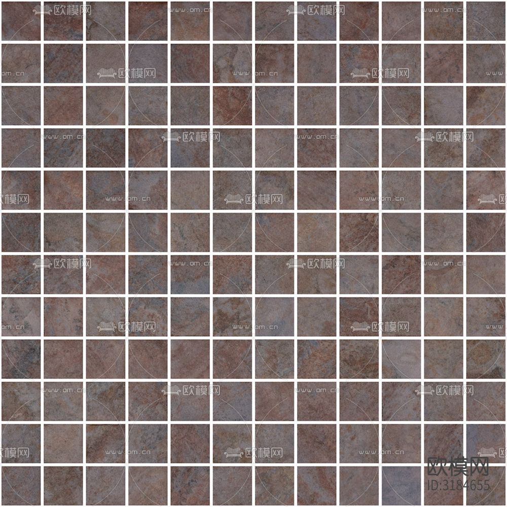 马赛克瓷砖 墙面拼贴贴图下载（渲染图7）