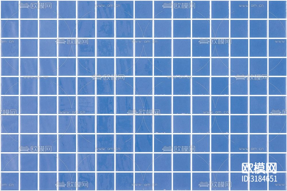 马赛克瓷砖 墙面拼贴 梦幻彩墙砖贴图下载（渲染图2）