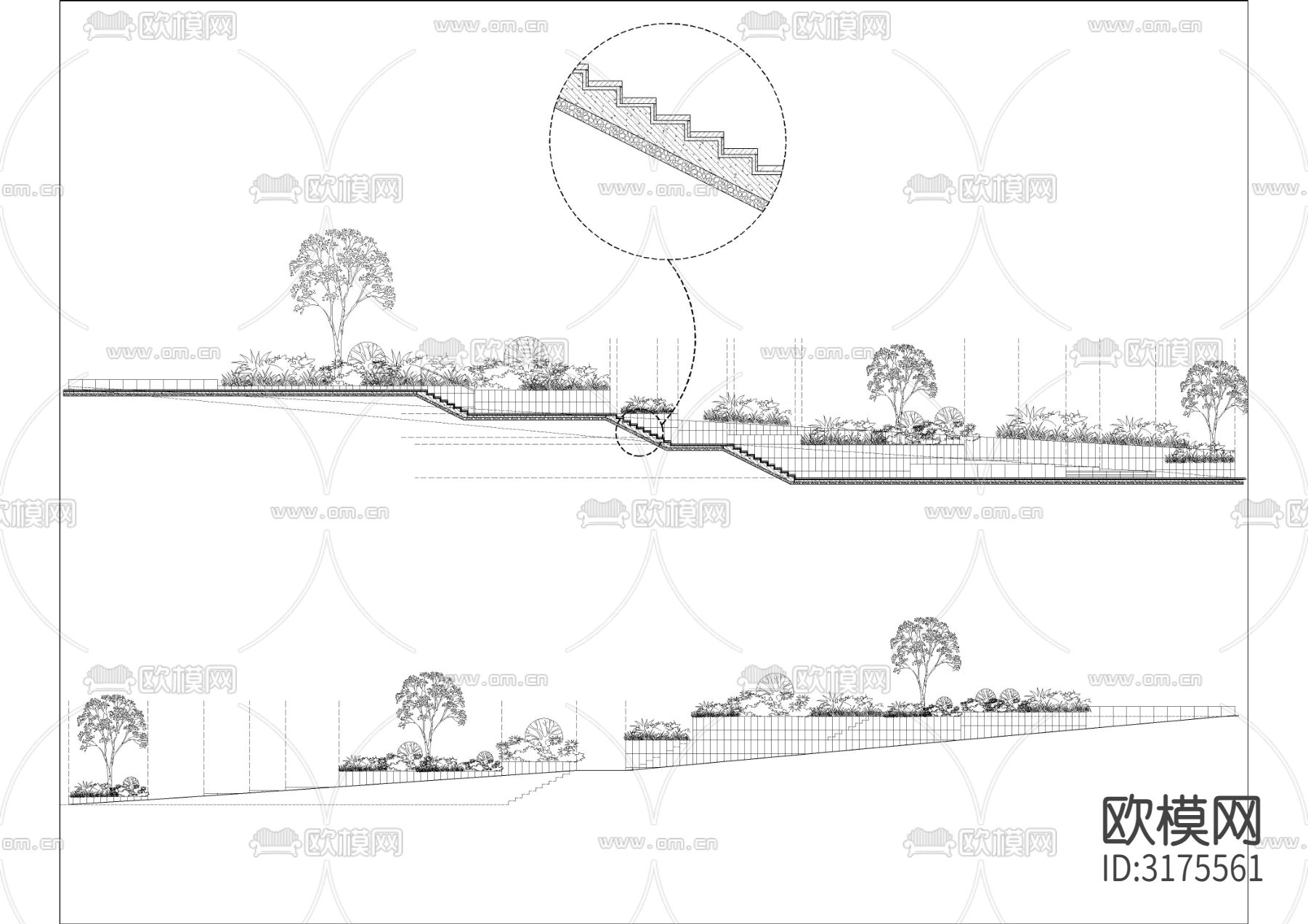凤鸣山金色小品装置公园下载（渲染图7）