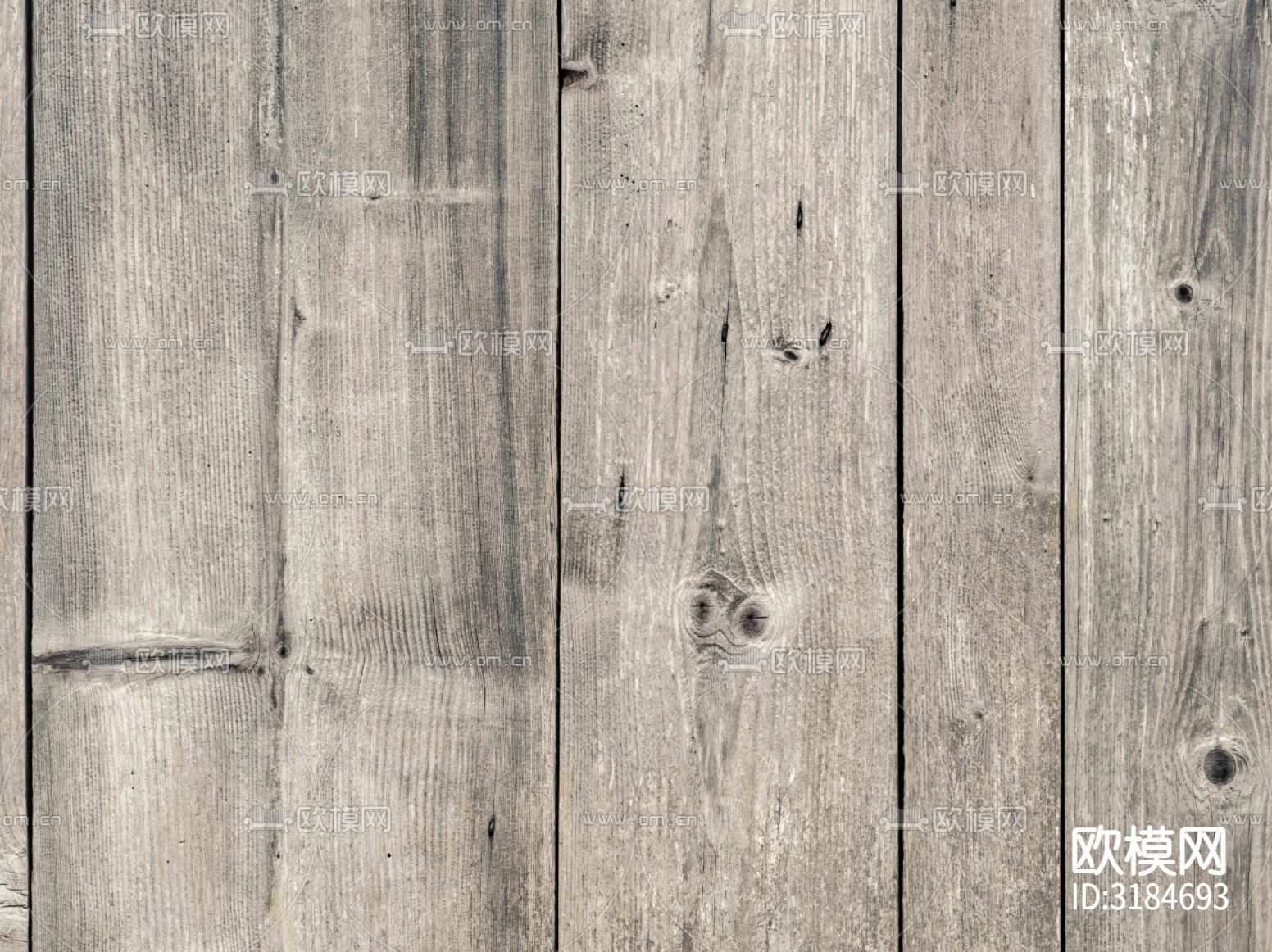 户外灰色防腐木铺装木条 木纹贴图下载（渲染图2）
