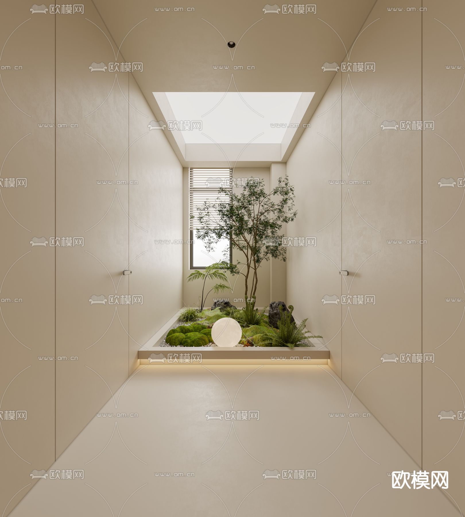 景观小品 植物造景 植物堆3d模型下载