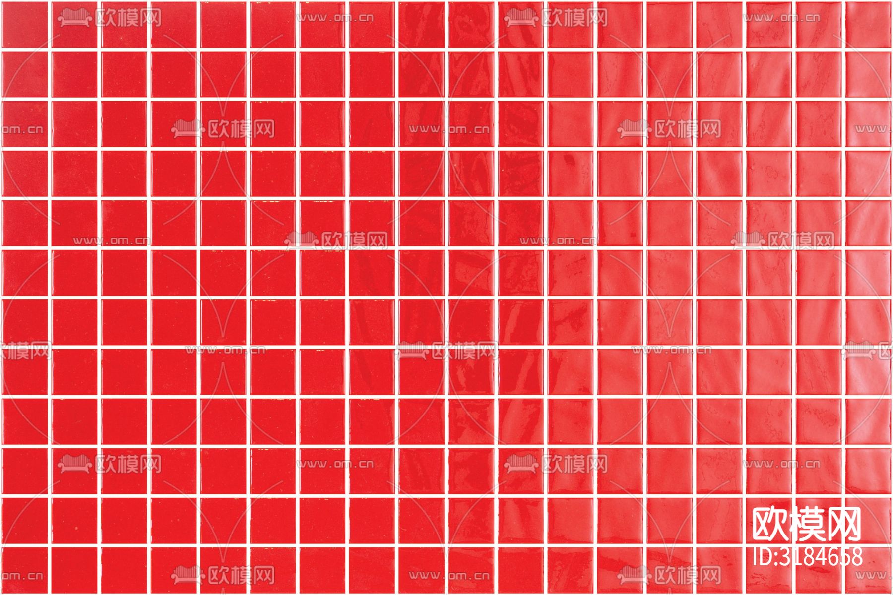 马赛克红色瓷砖贴图下载