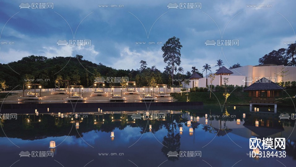 窗外外景 夜景貼圖下載