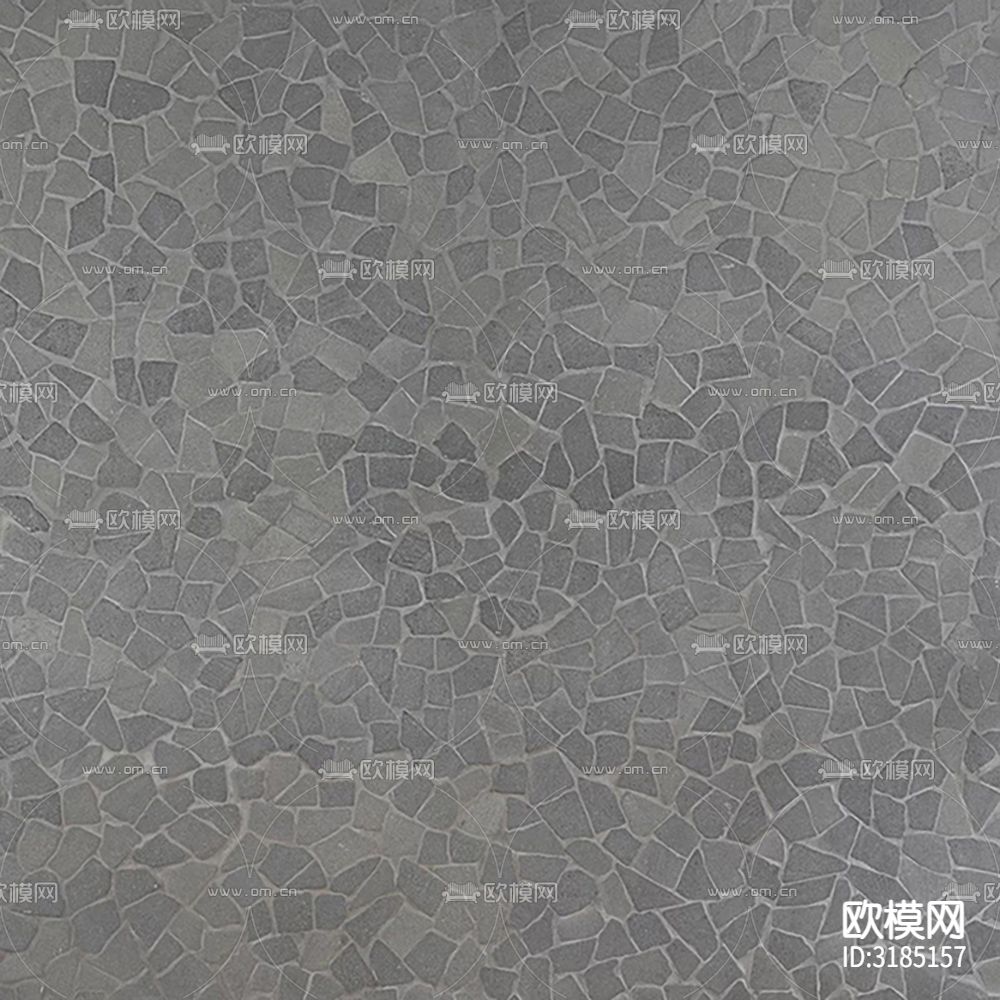 灰色花园路园林砖石头路下载