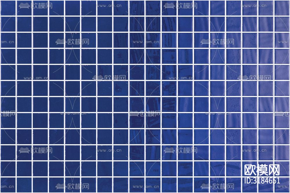 马赛克瓷砖 墙面拼贴 梦幻彩墙砖贴图下载（渲染图3）