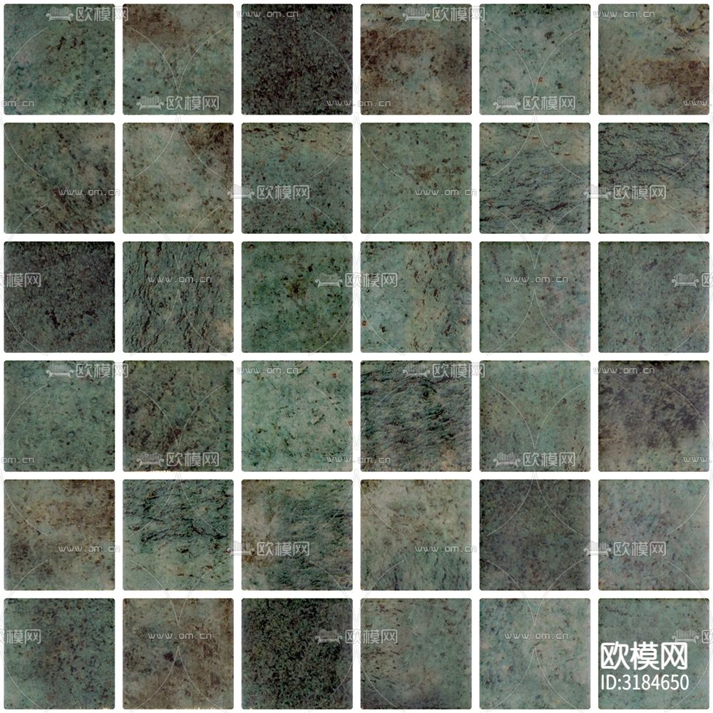 马赛克炫彩泳池 马赛克墙面贴图下载（渲染图6）