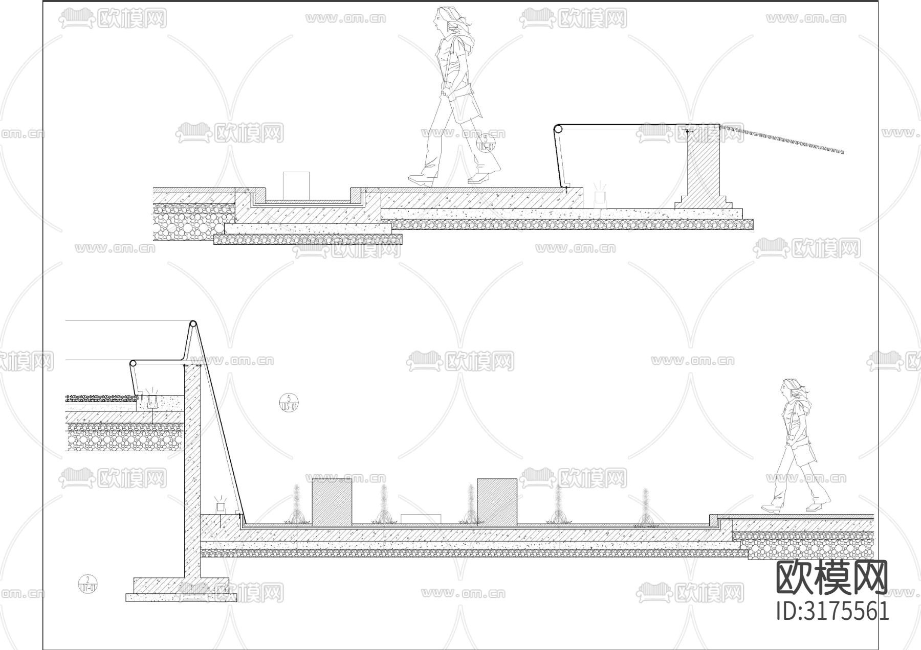 凤鸣山金色小品装置公园下载（渲染图4）