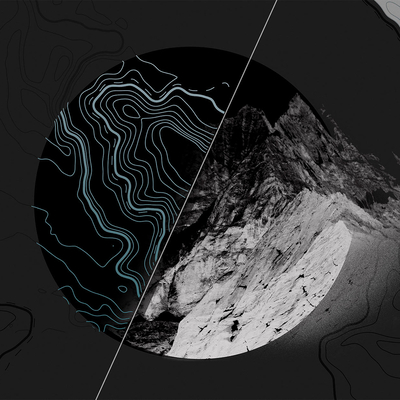  几何撞色壁纸贴图 