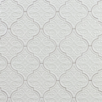  白色艺术灯笼马赛克厨卫 马赛克贴图 