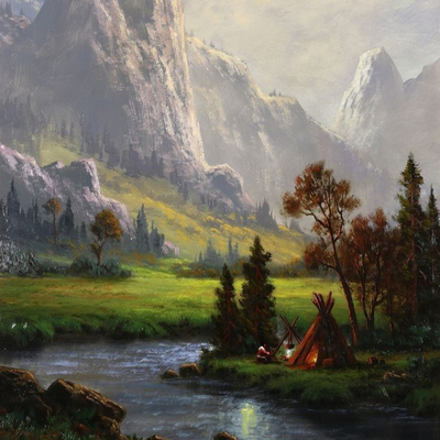  风景装饰画贴图 