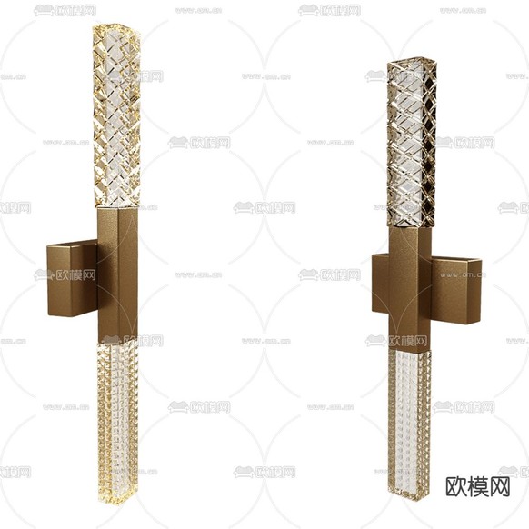 Contardi 轻奢壁灯 玻璃壁灯3d模型下载(渲染图1)