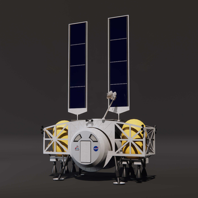  火星登陆器su模型 