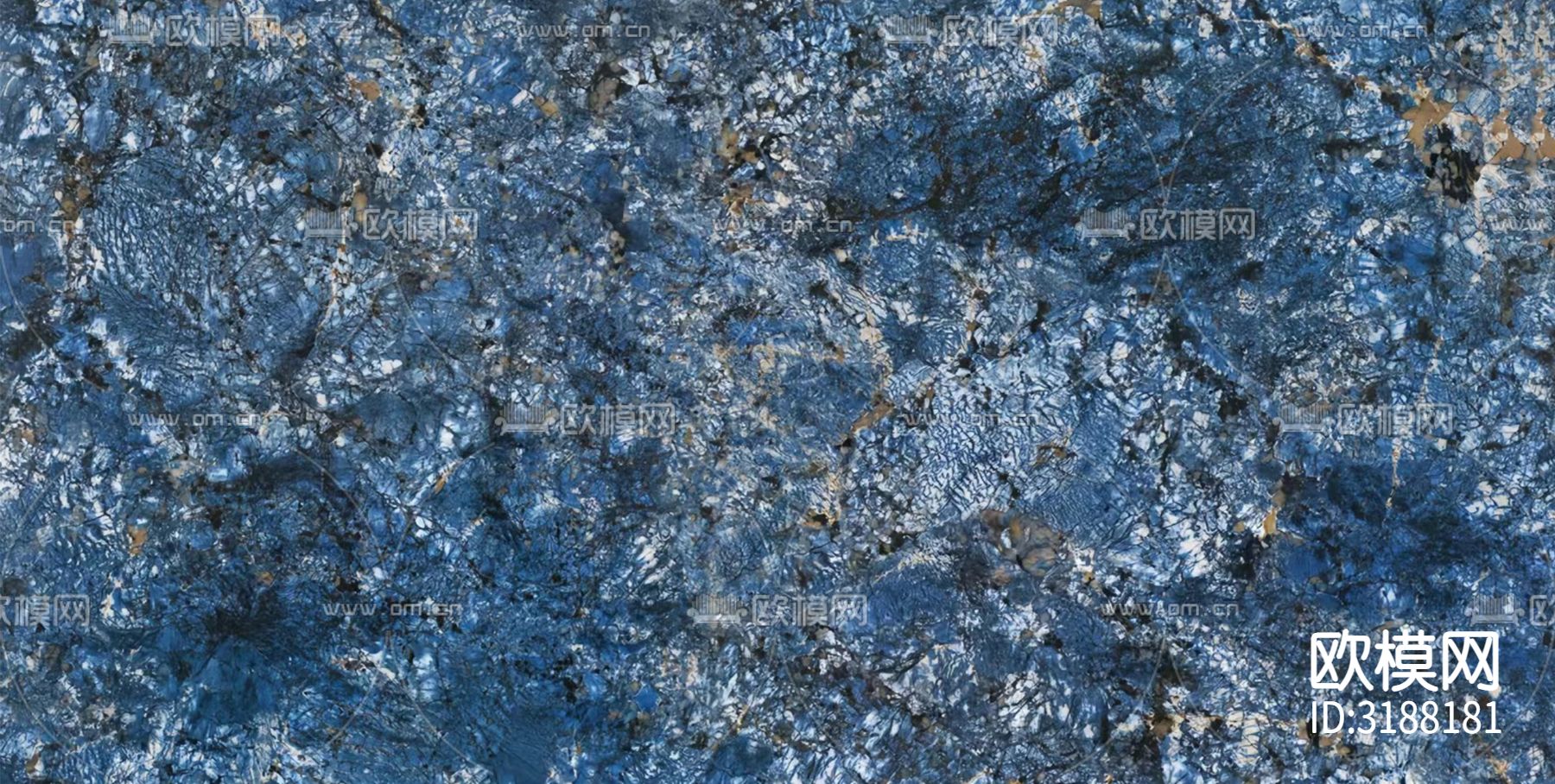 蓝色大理石 奢石 岩板贴图下载