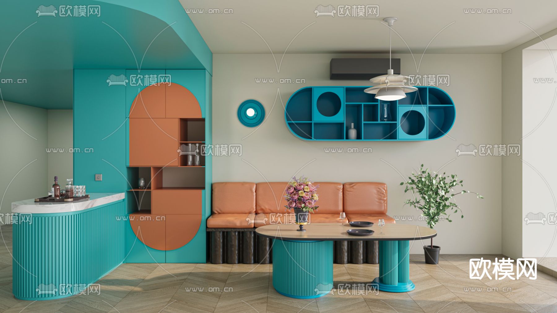 多巴胺客餐厅3d模型下载