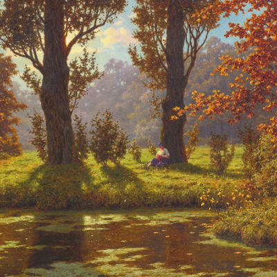  现代油画 装饰画贴图 