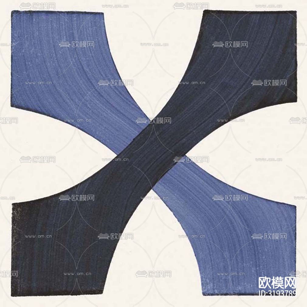 白色现代简约花砖贴图下载