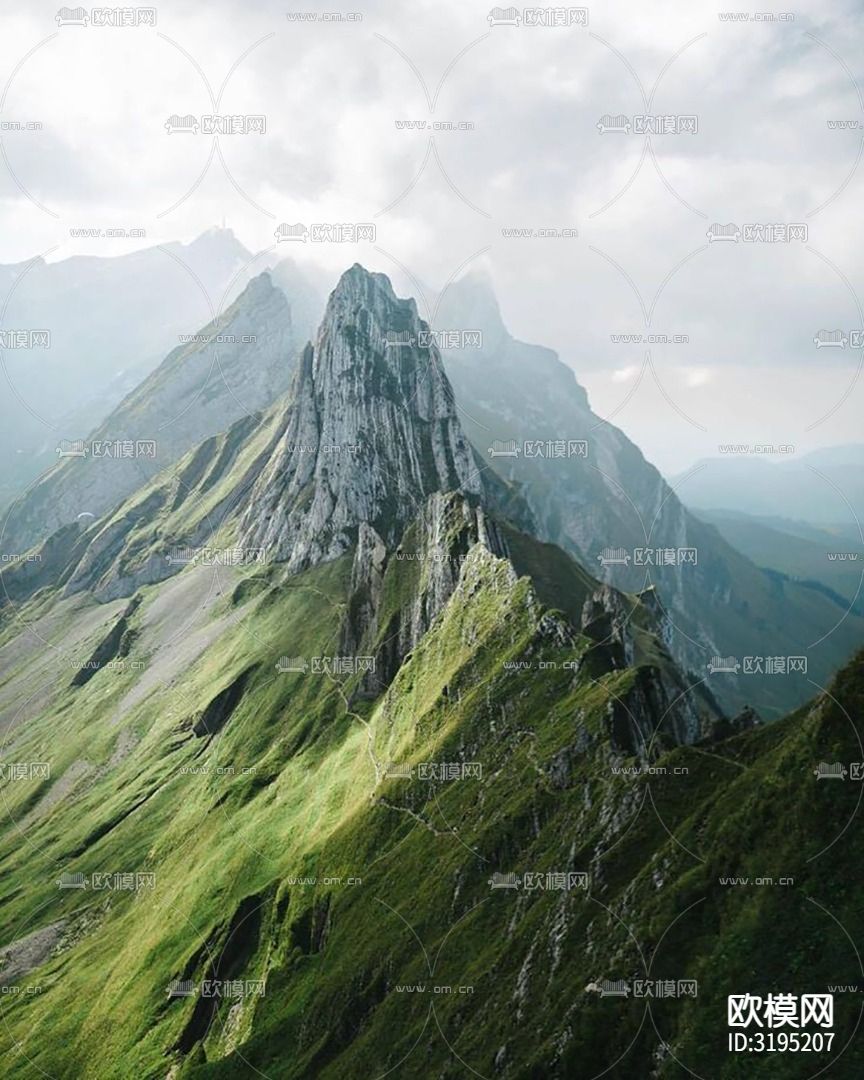 艺术山峰之顶装饰画