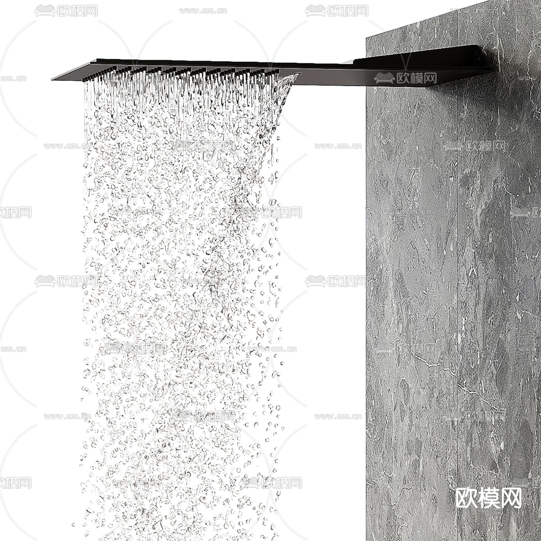 淋浴间 淋浴房 冲凉房su模型下载（渲染图3）