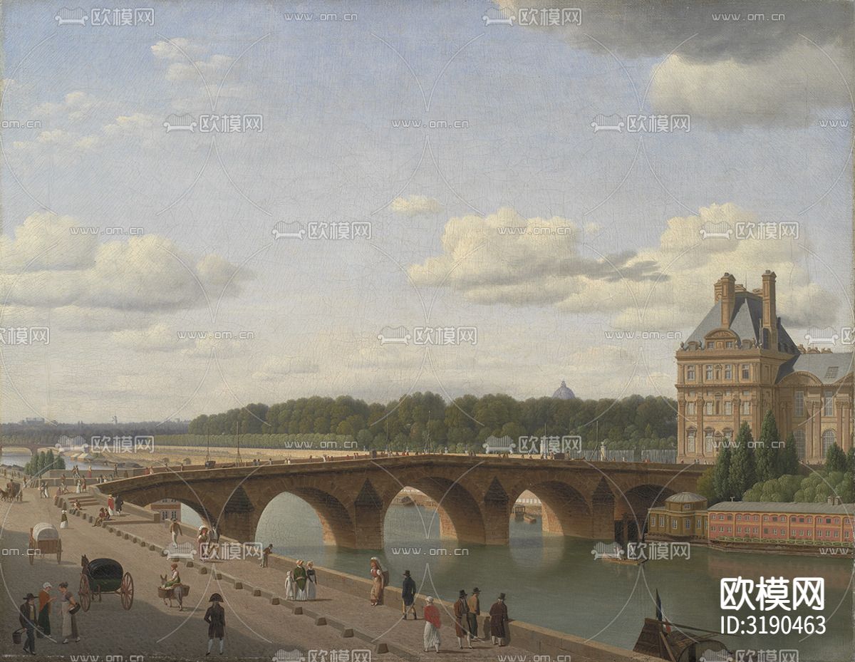 现代油画 装饰画贴图下载