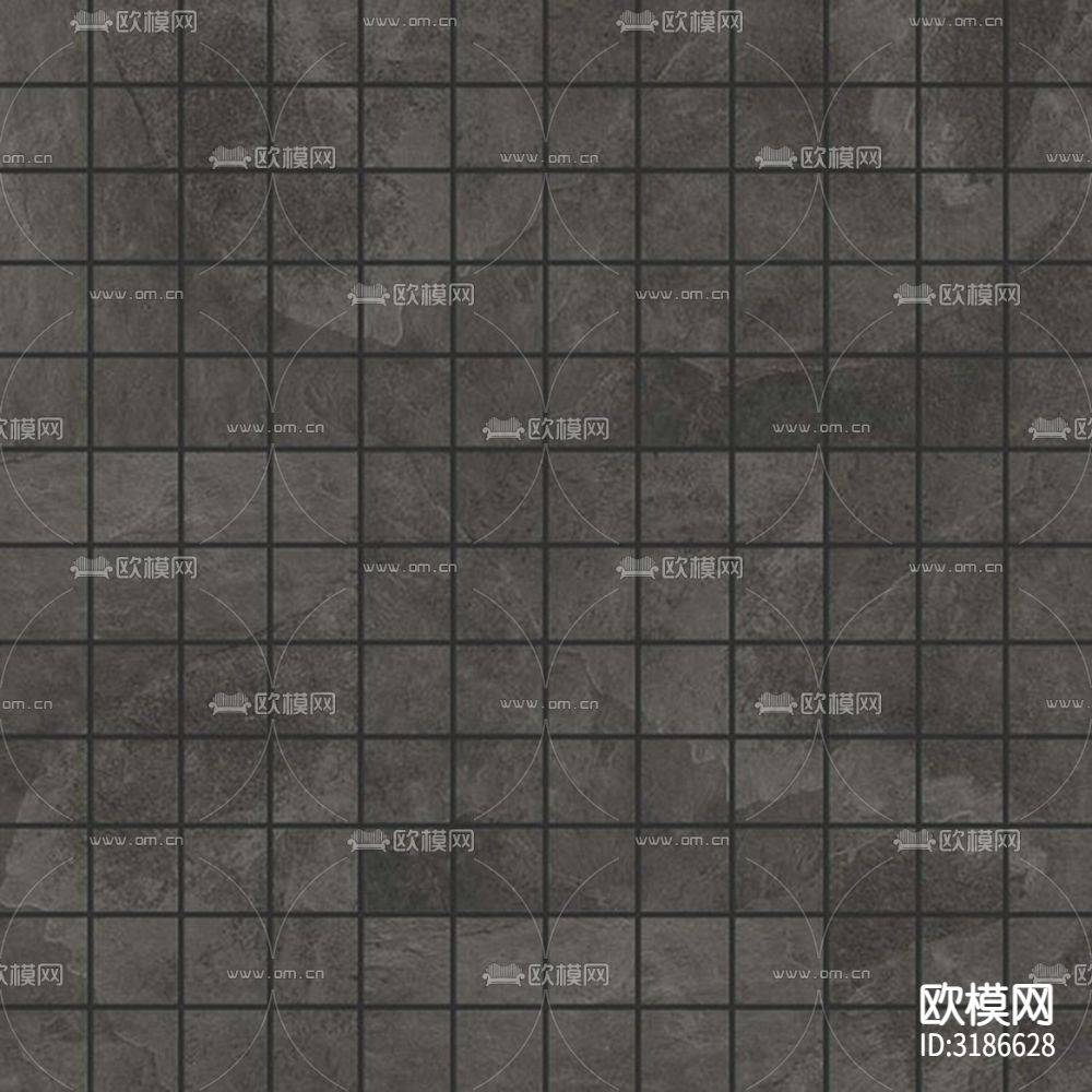 黑色石材纹瓷砖马赛克厨卫 马赛克贴图下载