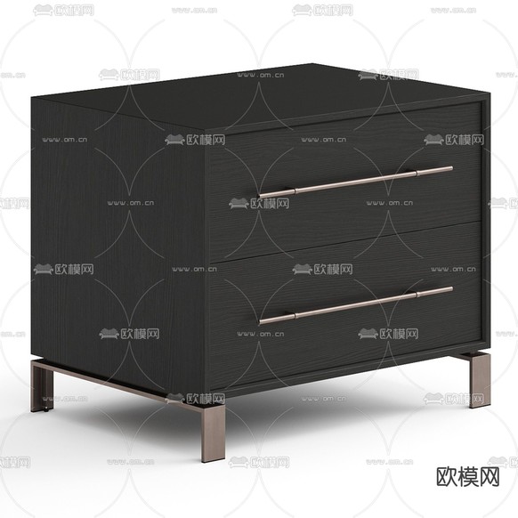 床头柜3d模型下载