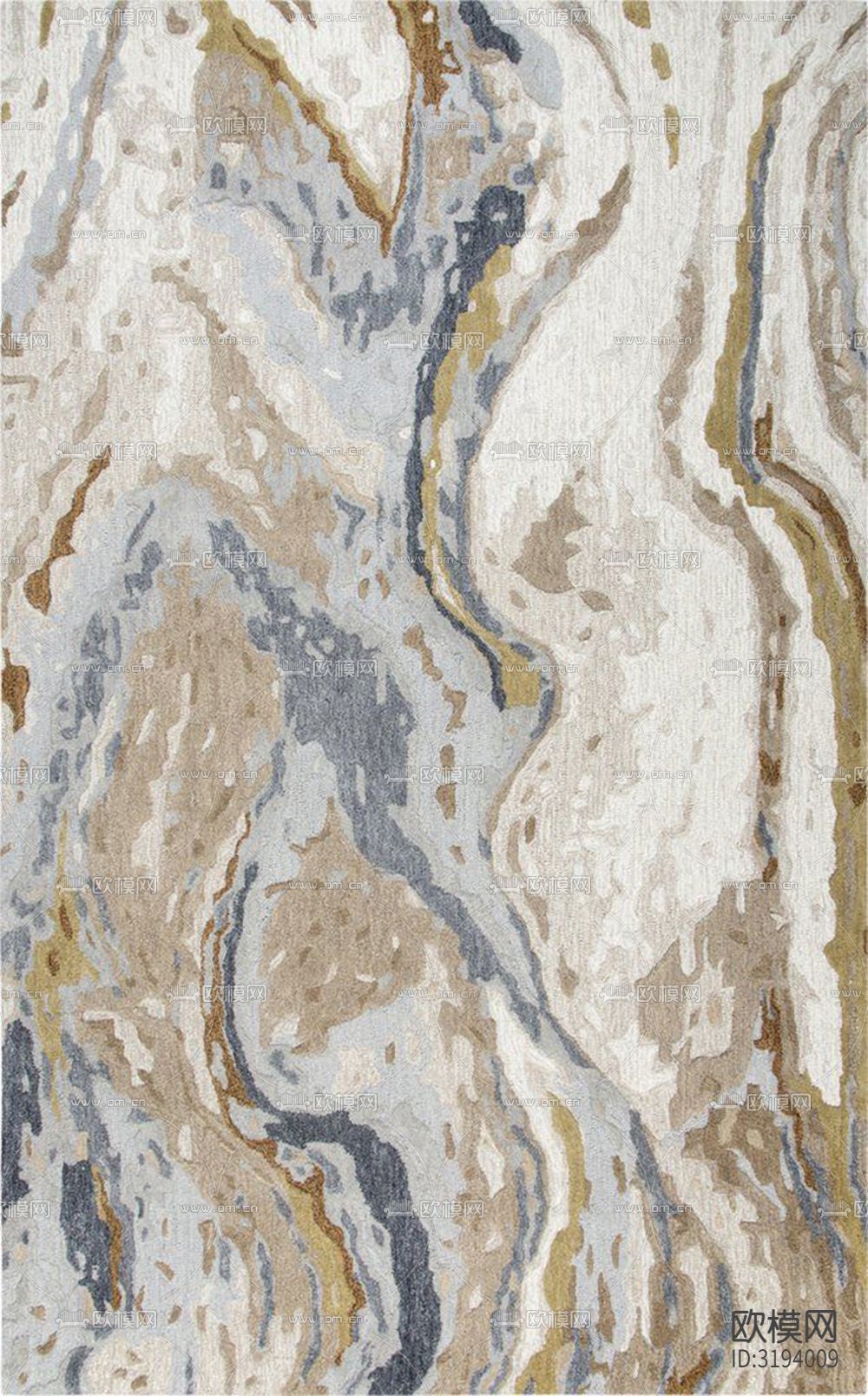 灰色新中式地毯贴图下载